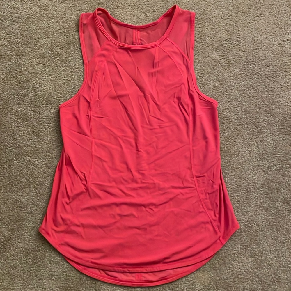 Lululemon sculpt tank, hot pink, size 6